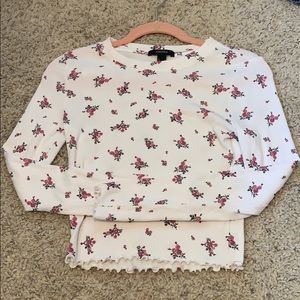 Floral long sleeve tee